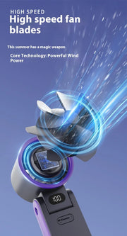 CoolHill™ Handheld Ice Fan.